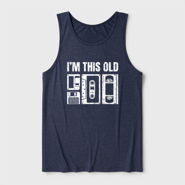 I'm This Old Vintage Ultra Soft Heather Tank