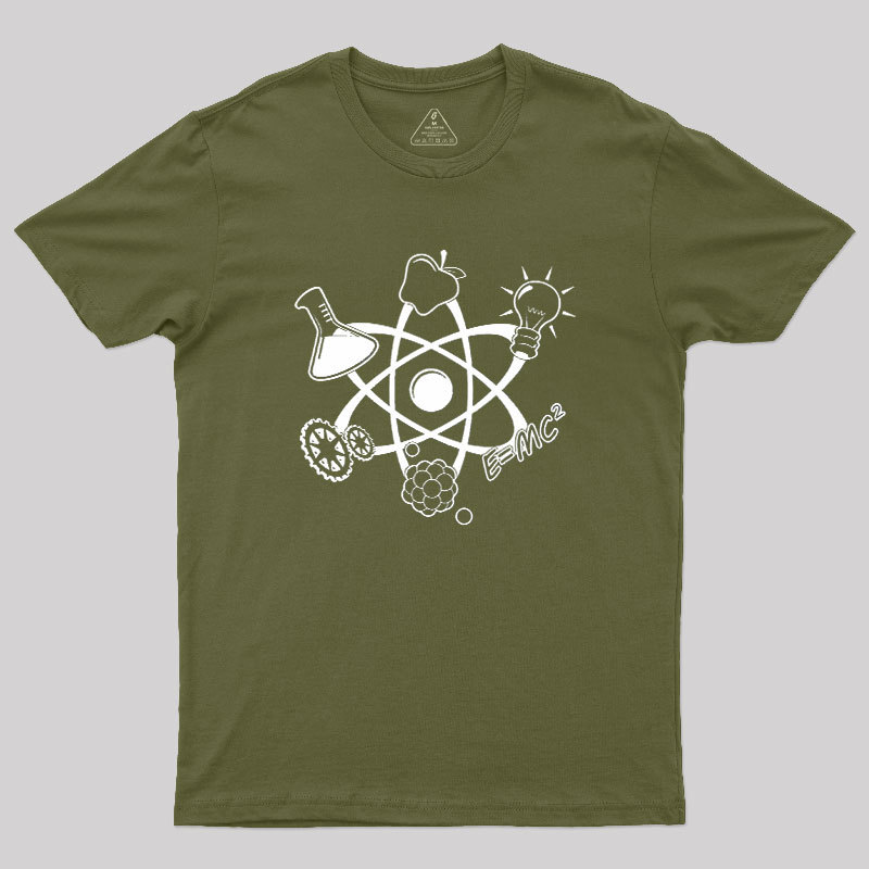 Science Atom Design Geek T-Shirt