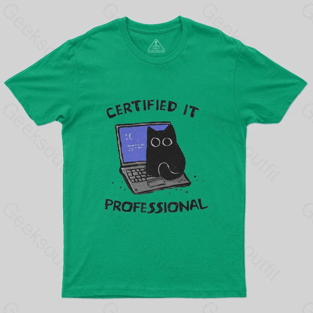 Certified IT Professional T-Shirt - Geeksoutfit