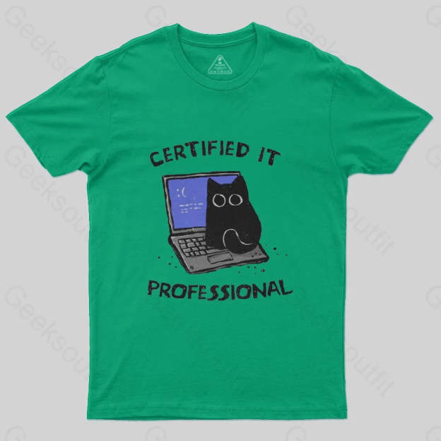 Certified IT Professional T-Shirt - Geeksoutfit