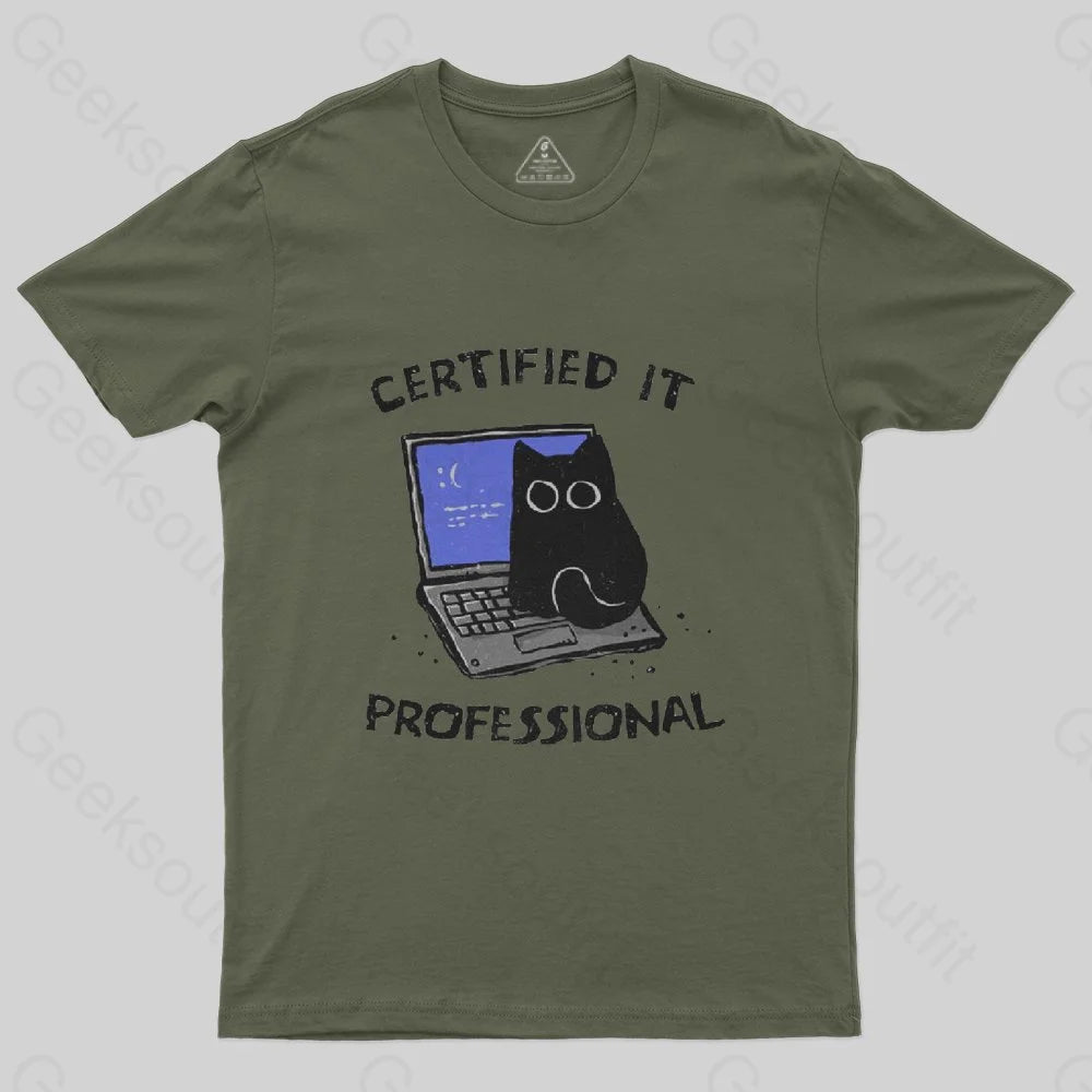 Certified IT Professional T-Shirt - Geeksoutfit