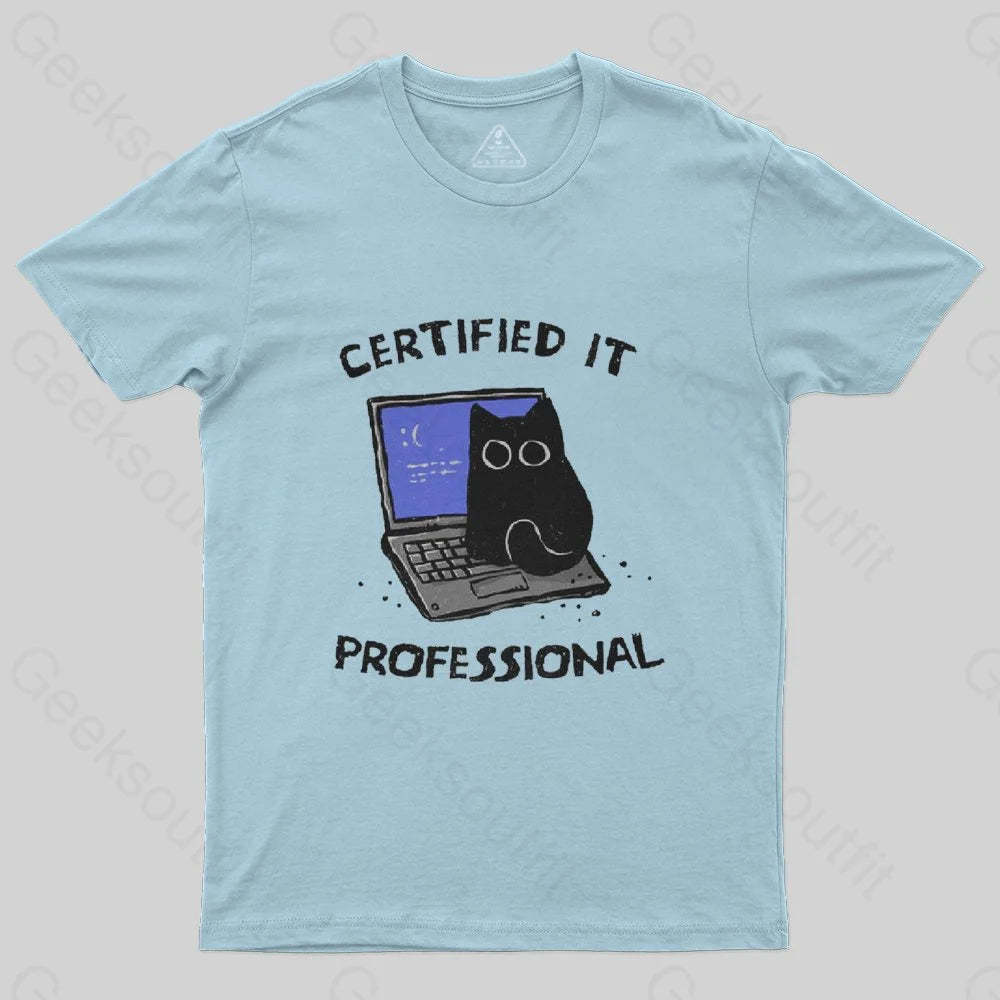Certified IT Professional T-Shirt - Geeksoutfit