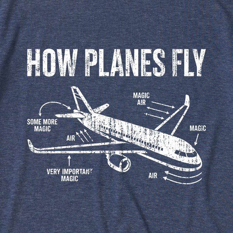 How Planes Fly Ultra Soft Heather Tee