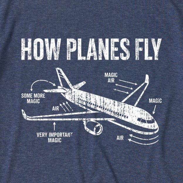 How Planes Fly Ultra Soft Heather Tee