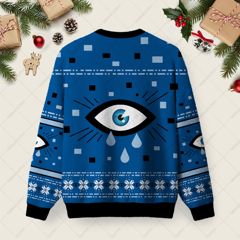 Employees Must Stop Crying Ugly Christmas Fuzzy Fleece Sweatshirt