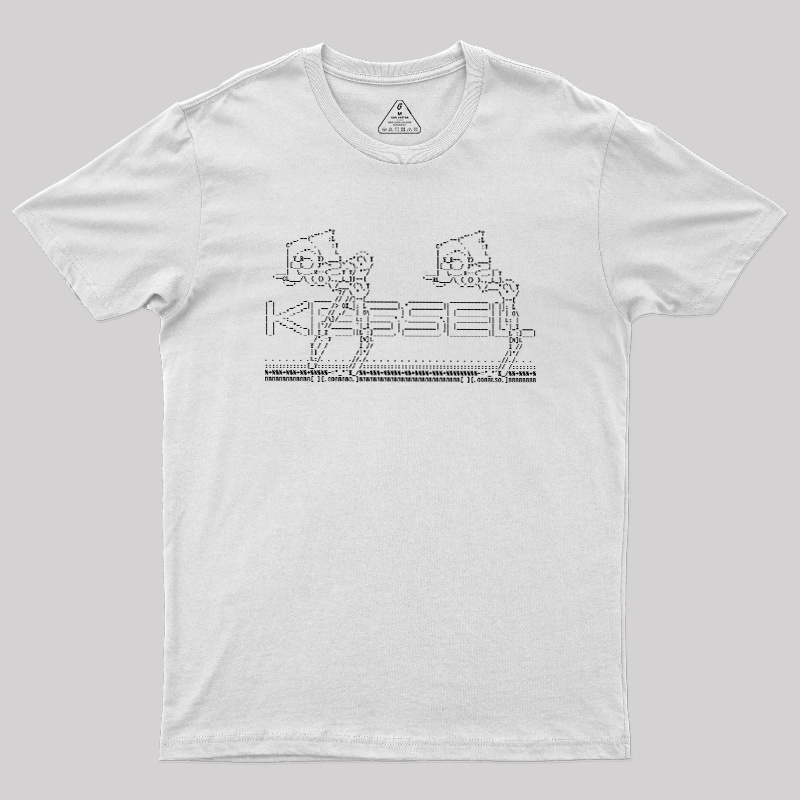 ASCII Art Sci-Fi KESSEL Walker Terminal Code Geek T-Shirt