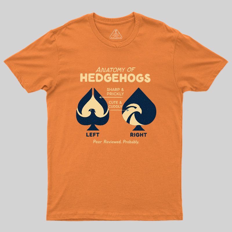 Anatomy Of A Hedgehog Geek T-Shirt