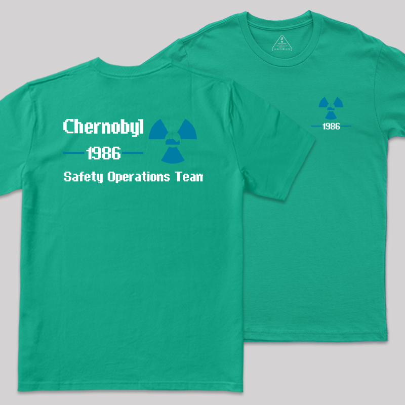 1986 Chernobyl Front and Back Printed T-Shirt