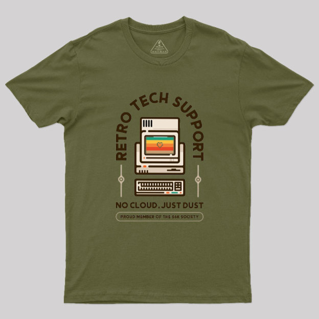 Retro Tech Support Geek T-Shirt