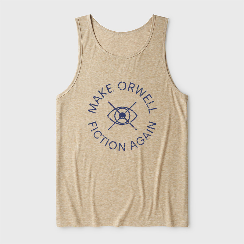 Make Orwell Fiction Again Ultra Soft Heather Tank