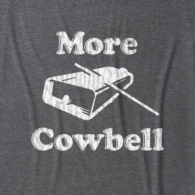More Cowbell Ultra Soft Heather Tank