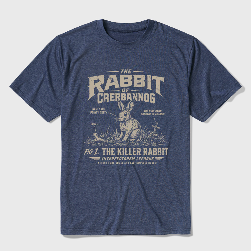 The Rabbit of Caerbannog Ultra Soft Heather Tee
