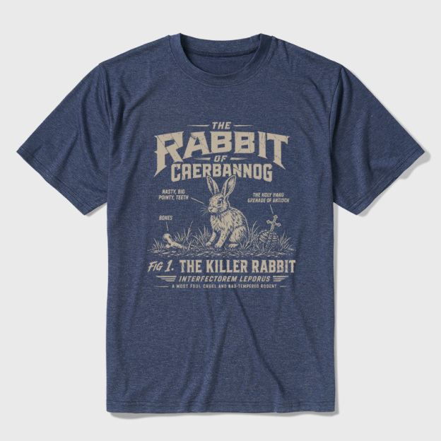 The Rabbit of Caerbannog Ultra Soft Heather Tee