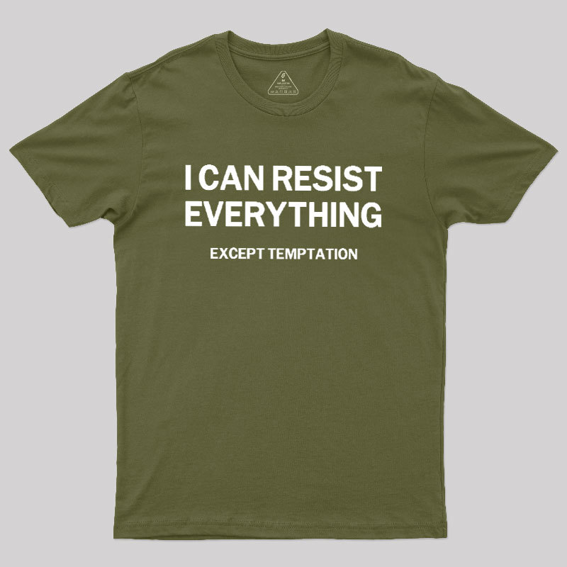 Except Temptation Geek T-Shirt