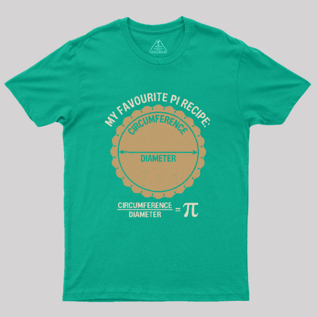 Favorite Pi Recipe Geek T-Shirt