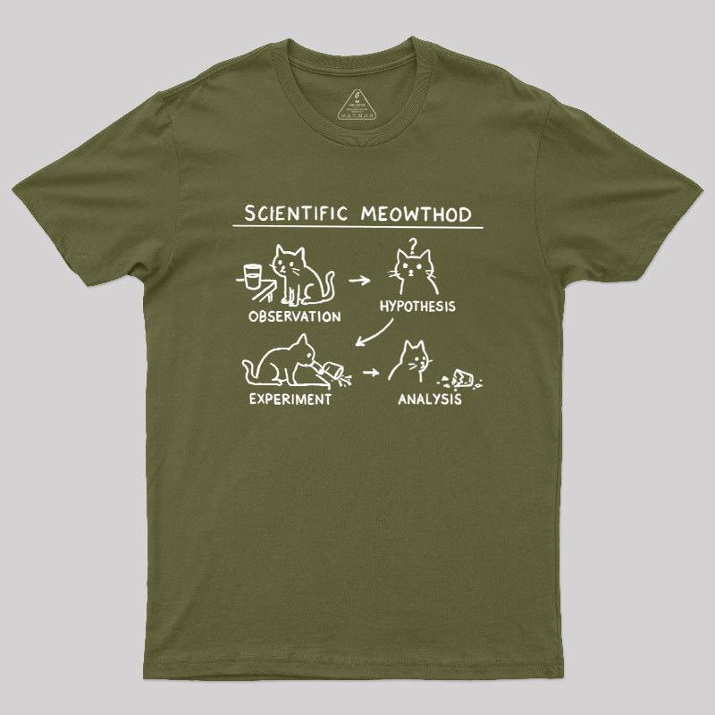 Scientific Meowthod Geek T-Shirt