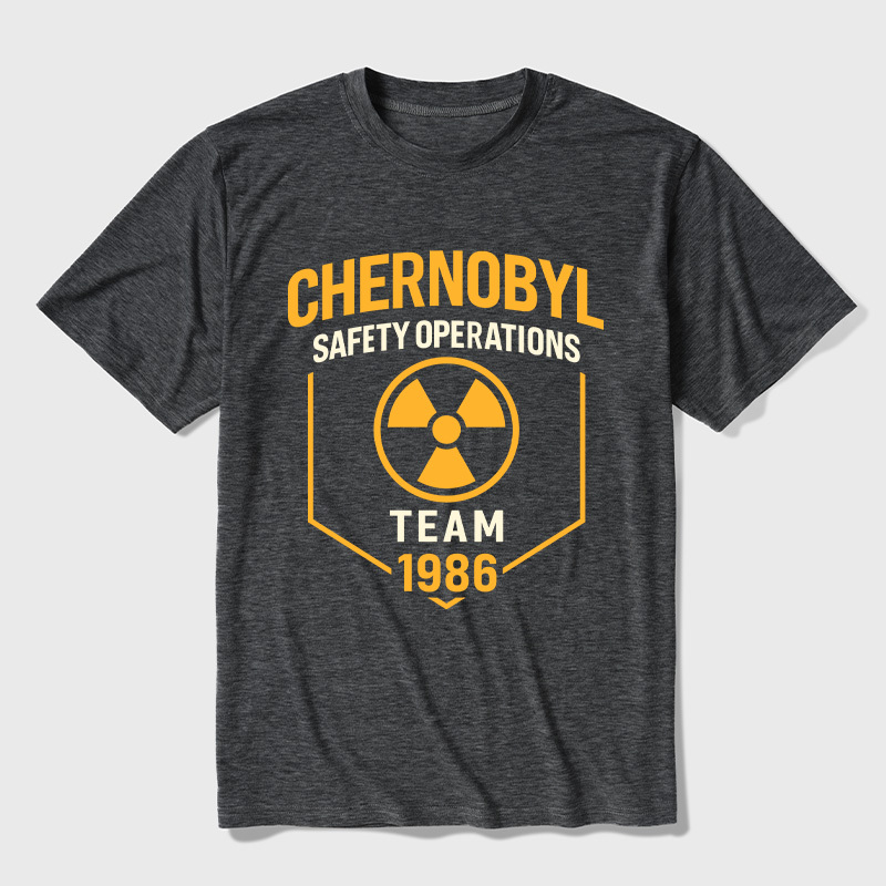 Chernobyl 1986 Safety Operations Team Ultra Soft Heather Tee