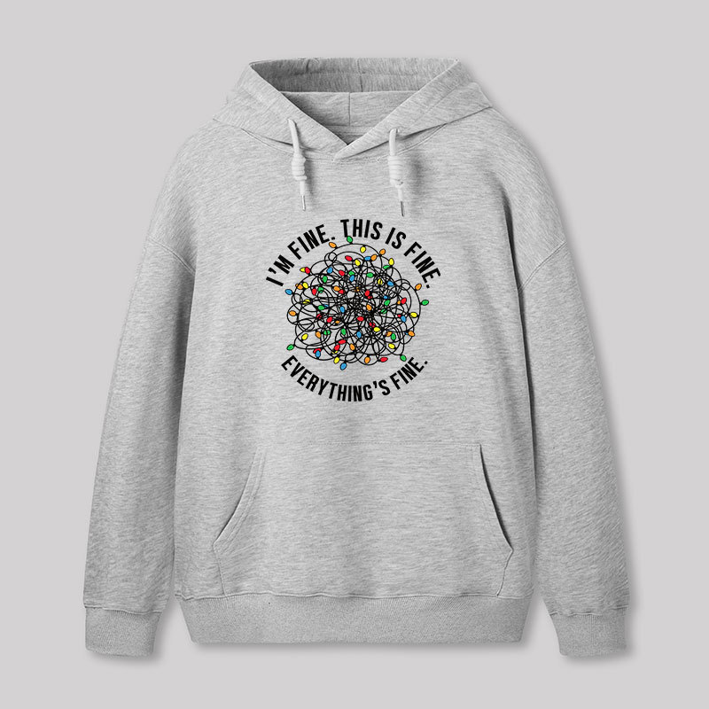 I am Fine Geek Hoodie