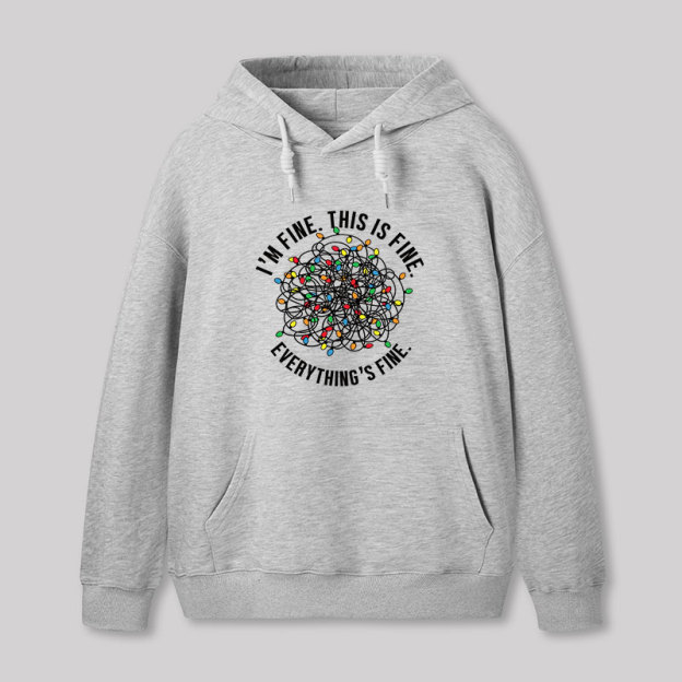 I am Fine Geek Hoodie