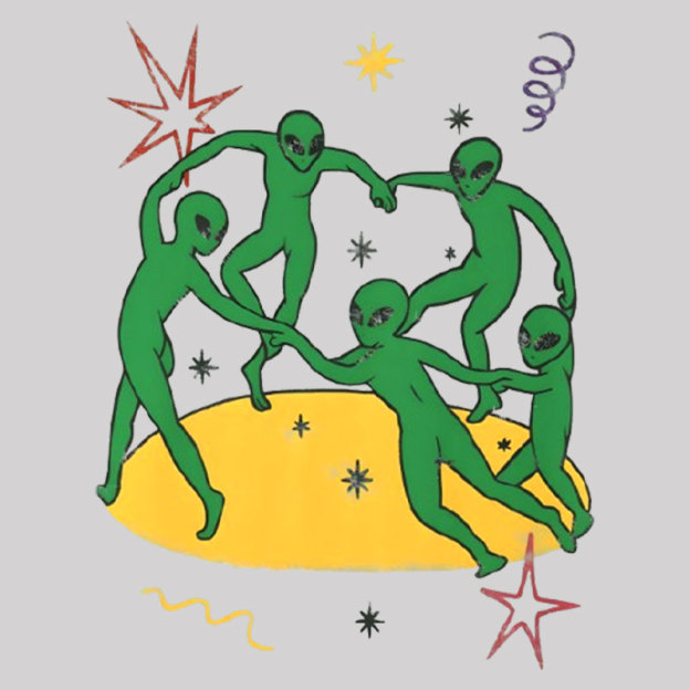 Alien Dance Geek T-Shirt