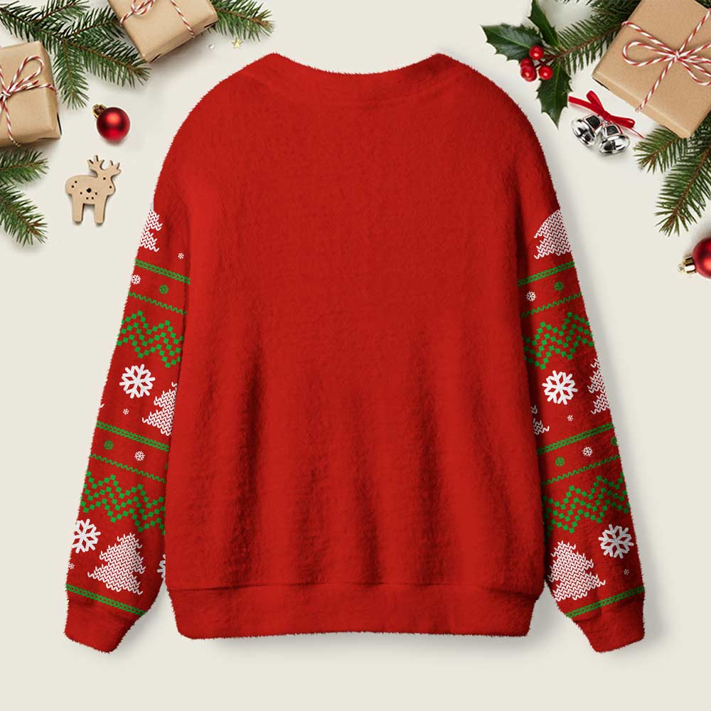 Tech Support Computer Programmer Red Geek Ugly Cardigan Sweaters