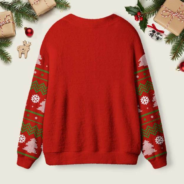 Tech Support Computer Programmer Red Geek Ugly Cardigan Sweaters