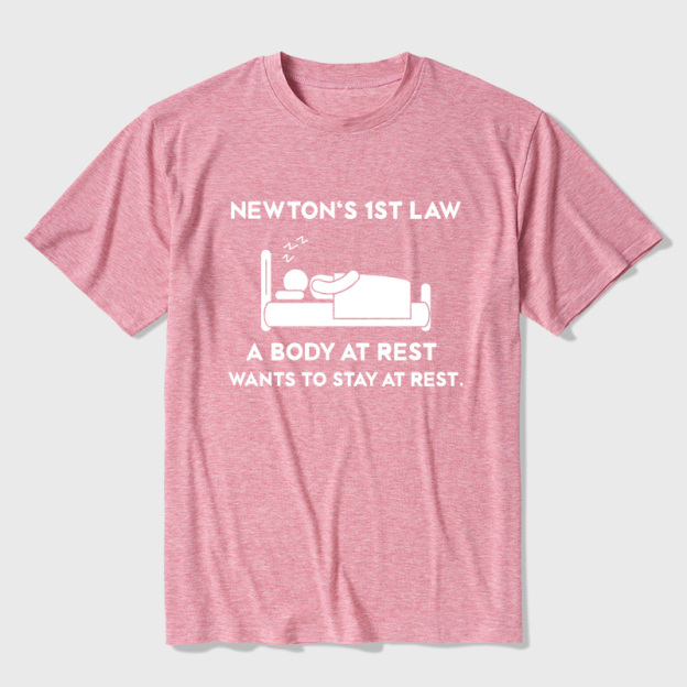 Newton's First Law Ultra Soft Heather Tee