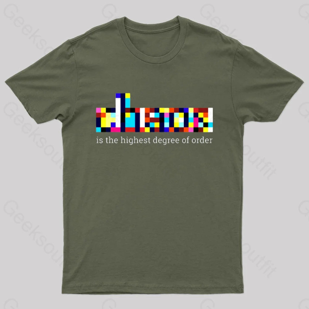 Chaos T-Shirt Army Green / S