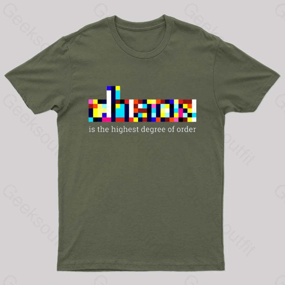 Chaos T-Shirt Army Green / S
