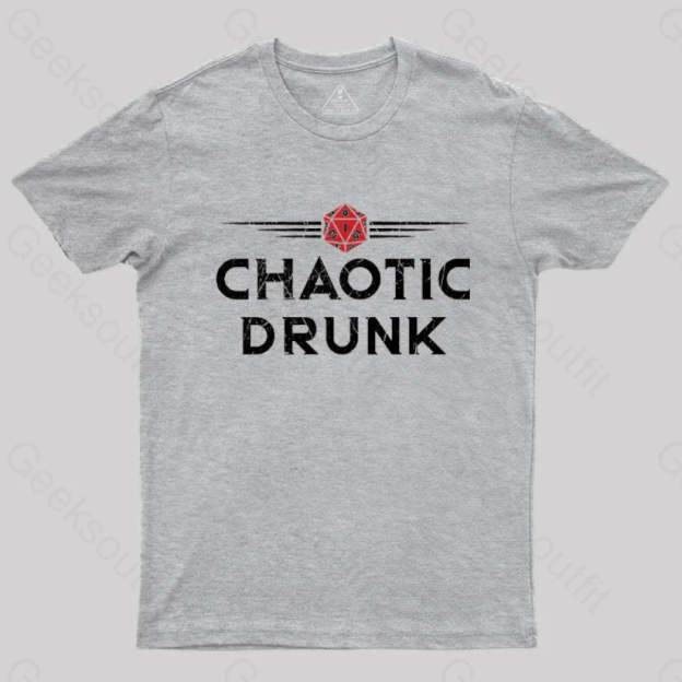 Chaotic Drunk T-Shirt Grey / S