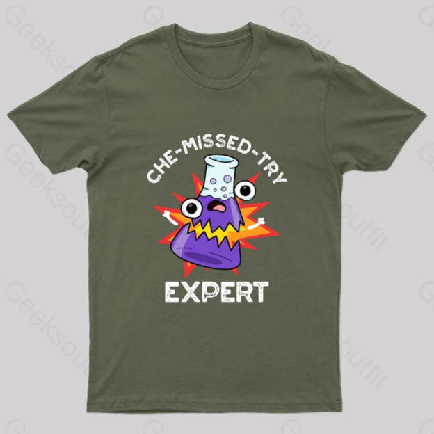 Che-Missed-Try T-Shirt Army Green / S