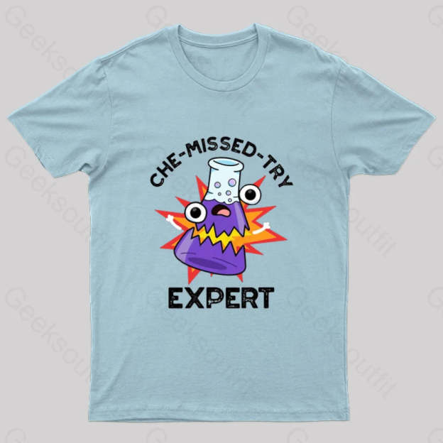 Che-Missed-Try T-Shirt Light Blue / S