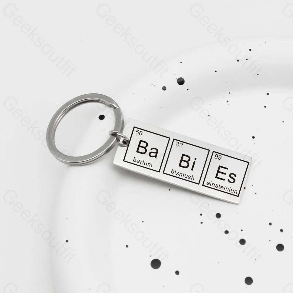 Chemical Element Keychain Babies