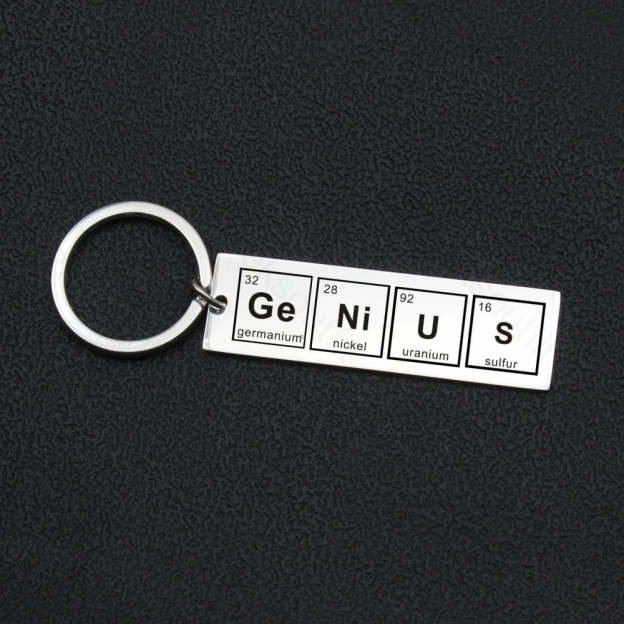 Chemical Element Keychain Genius