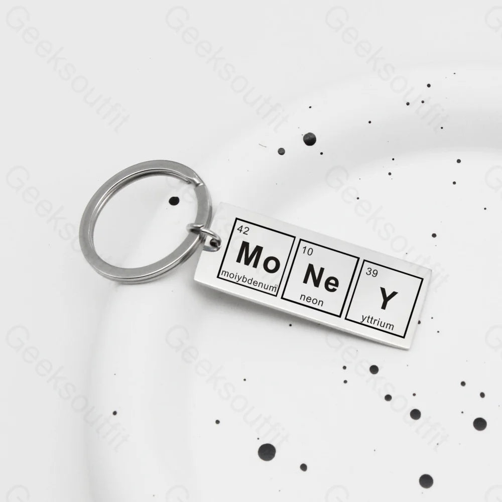 Chemical Element Keychain Money