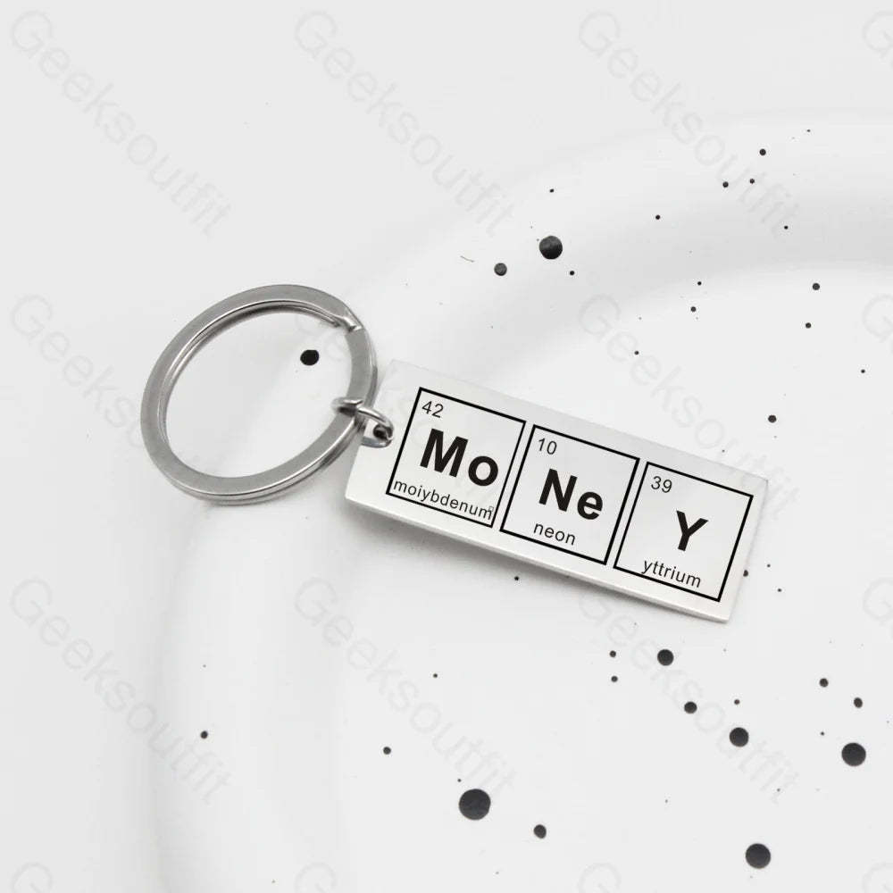 Chemical Element Keychain Money