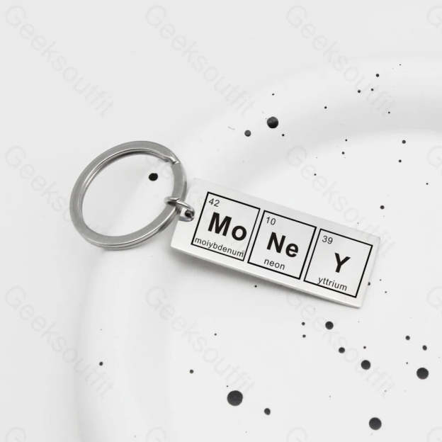 Chemical Element Keychain Money
