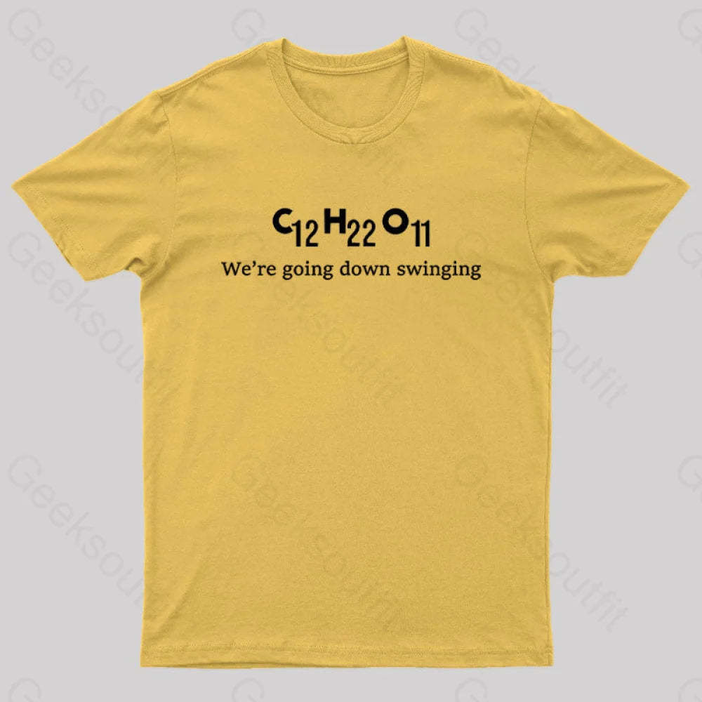 Chemistry By Fallout Boy Nerd T-Shirt Yellow / S