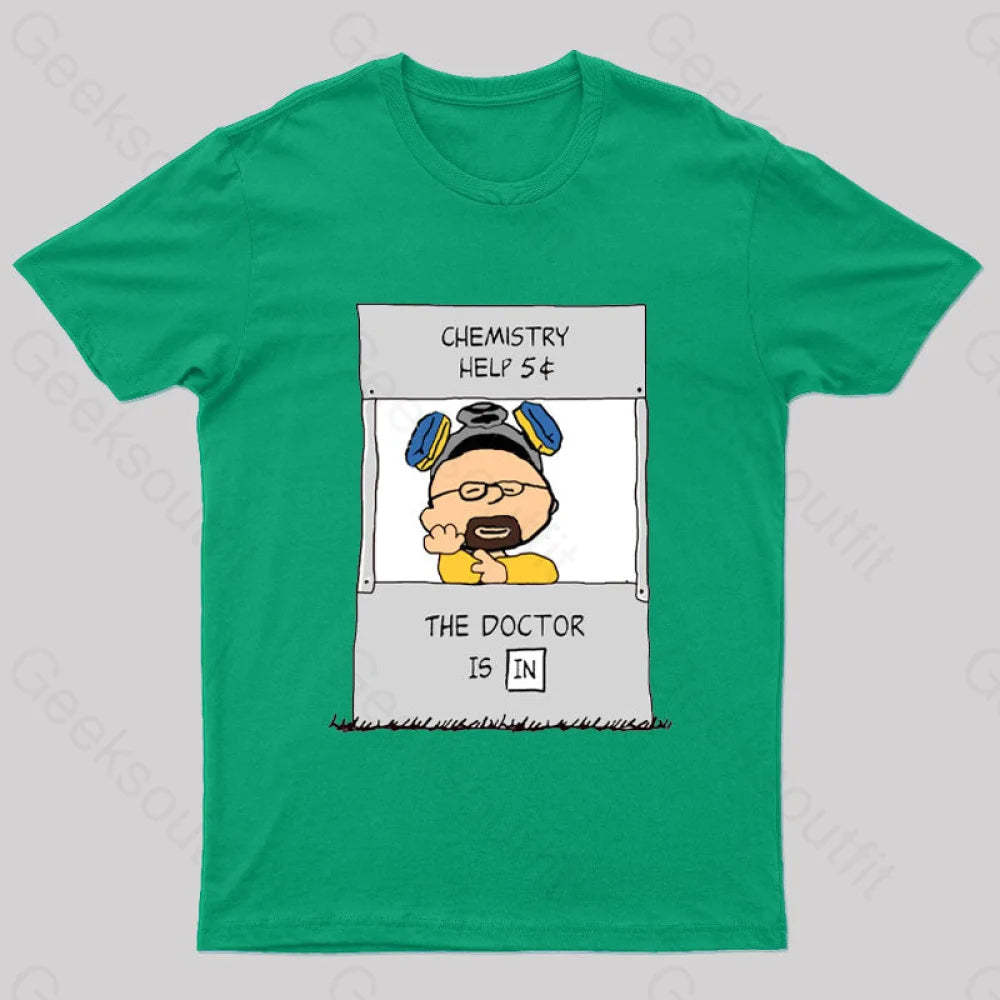 Chemistry Help Nerd T-Shirt Green / S