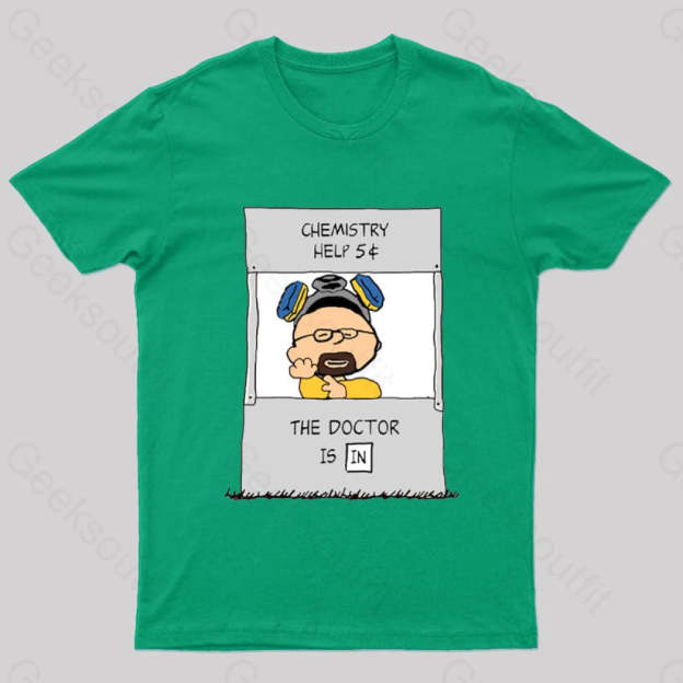 Chemistry Help Nerd T-Shirt Green / S