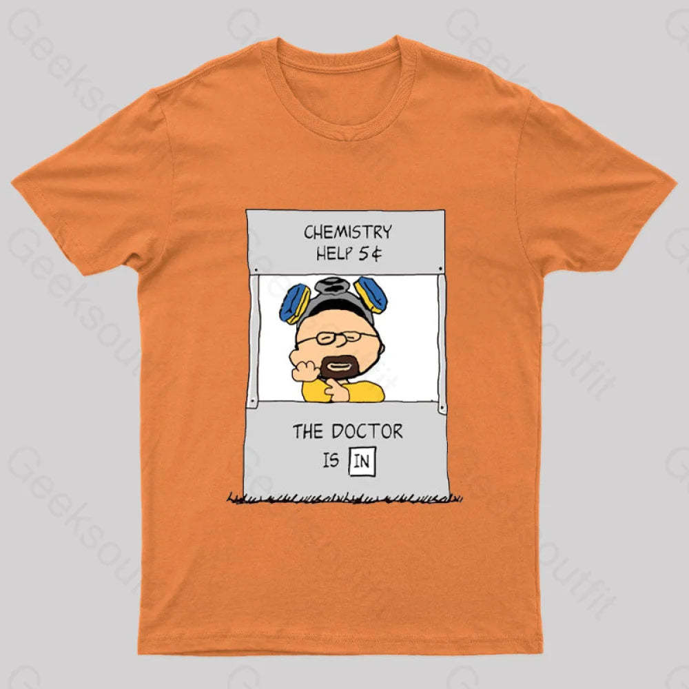 Chemistry Help Nerd T-Shirt Orange / S