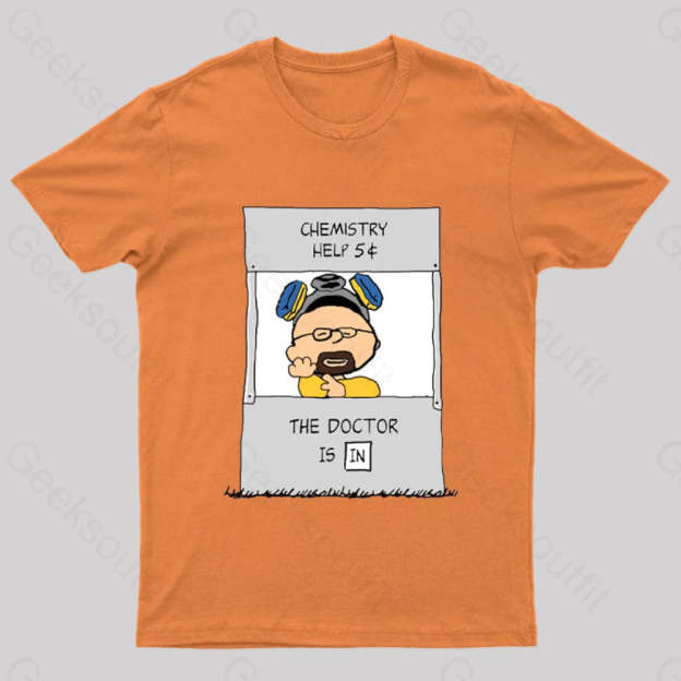 Chemistry Help Nerd T-Shirt Orange / S
