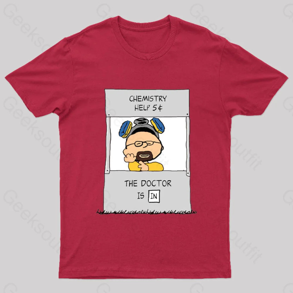 Chemistry Help Nerd T-Shirt Red / S