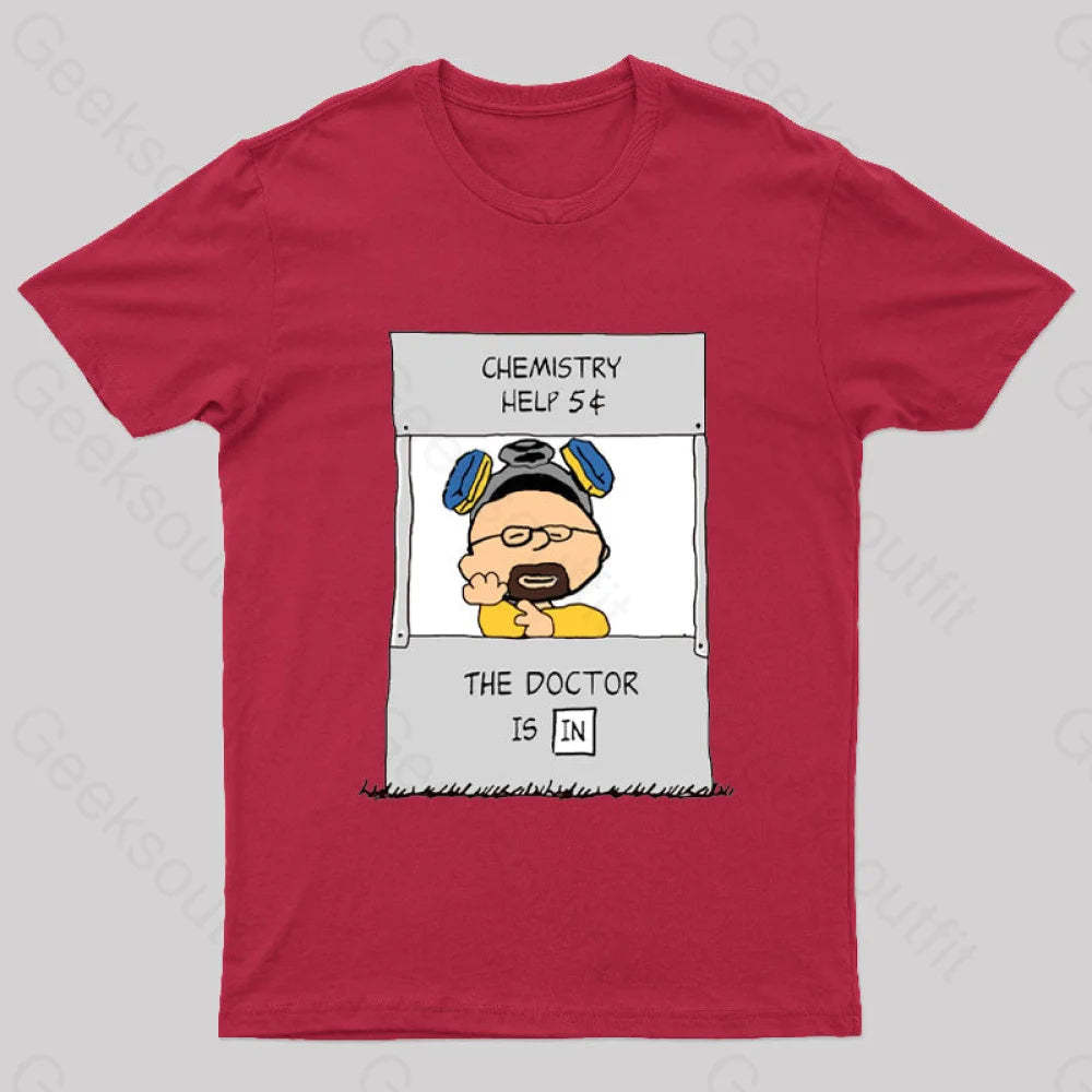 Chemistry Help Nerd T-Shirt Red / S