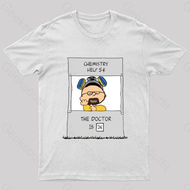 Chemistry Help Nerd T-Shirt White / S