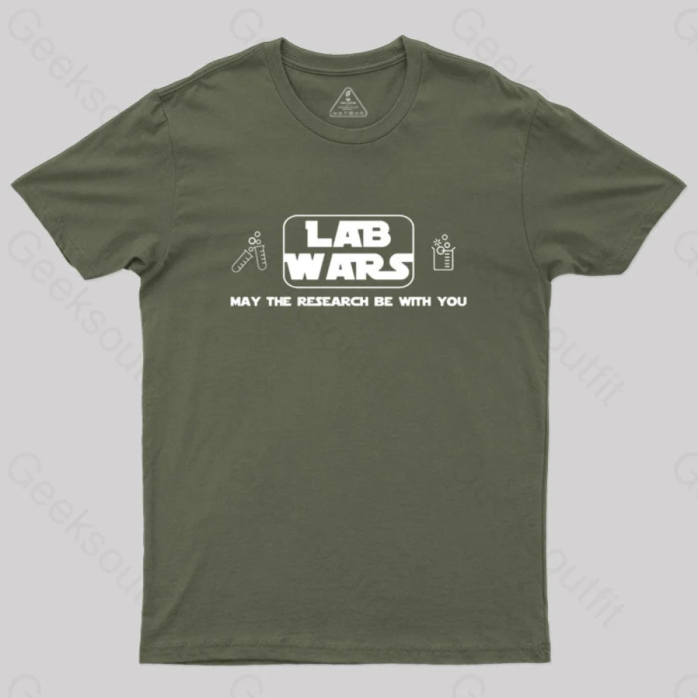 Chemistry Lab Wars T-Shirt Army Green / S