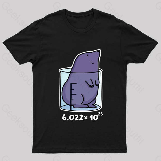 Chemistry Mole Geek T-Shirt Black / S