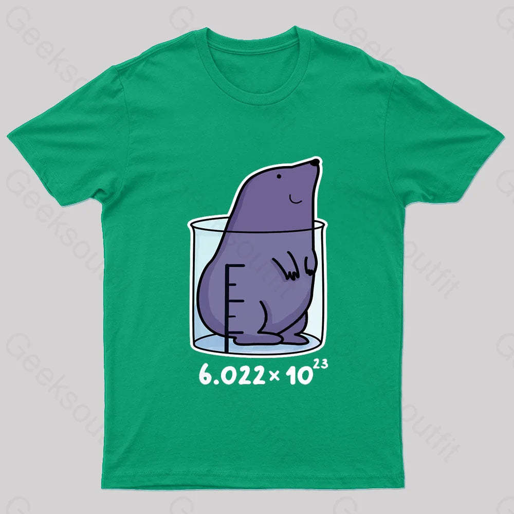 Chemistry Mole Geek T-Shirt Green / S