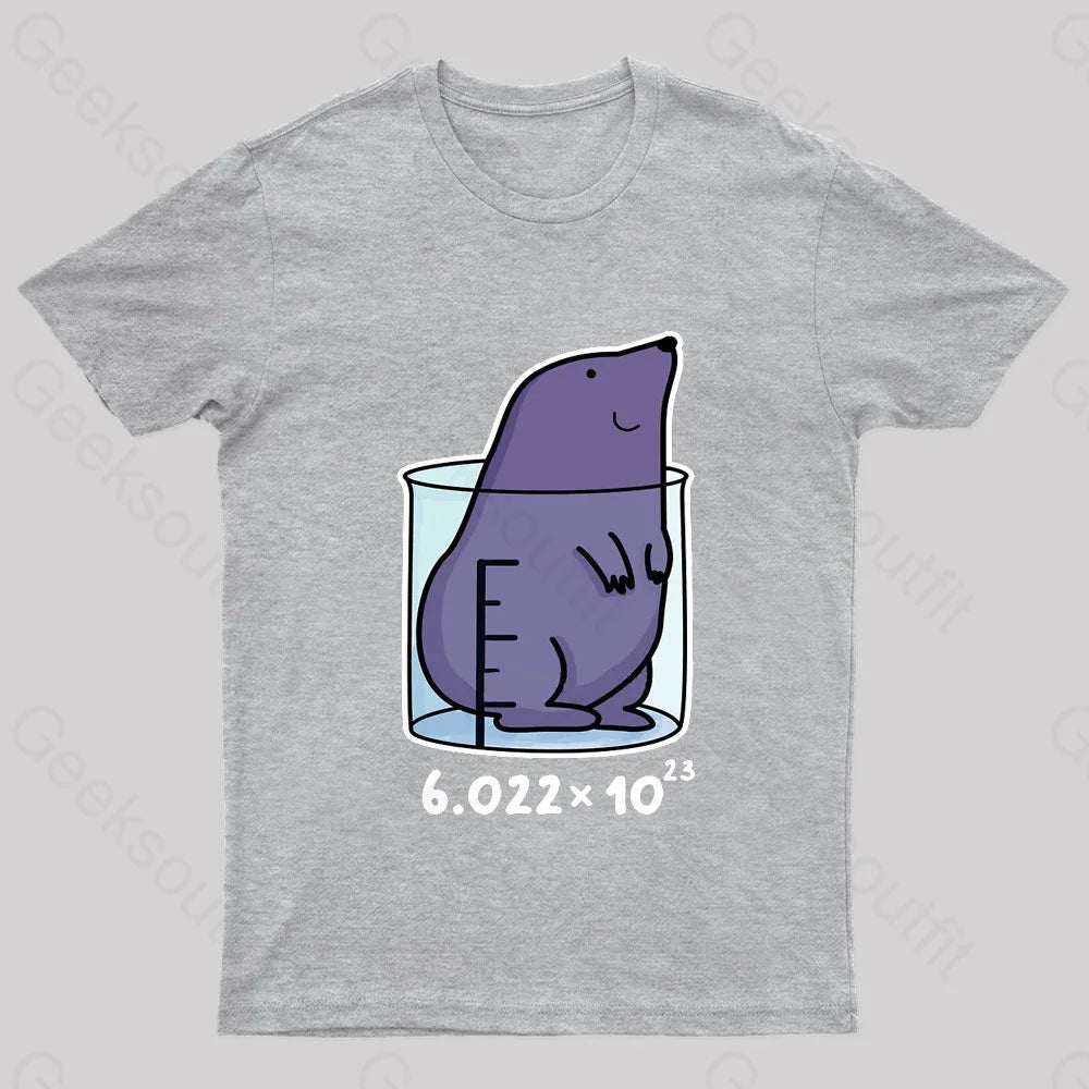 Chemistry Mole Geek T-Shirt Grey / S