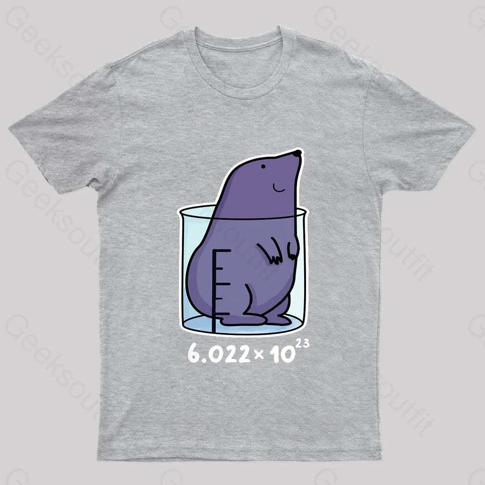 Chemistry Mole Geek T-Shirt Grey / S